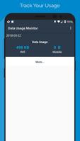 Wifi, 5G, 4G, 3G Data Usage Monitor poster