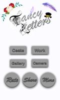 Fancy Letter Wallpaper Maker الملصق