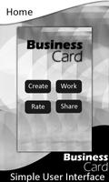 Business Card Maker Poster
