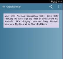Greg Norman capture d'écran 3