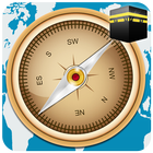 Qibla Direction Locator – Namaz Times 2018 icône