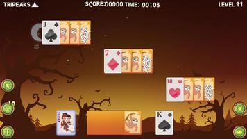 برنامه‌نما TriPeaks Solitaire عکس از صفحه