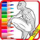 coloringo for spider man waw أيقونة