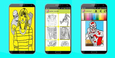 coloringo for spider man waw تصوير الشاشة 1