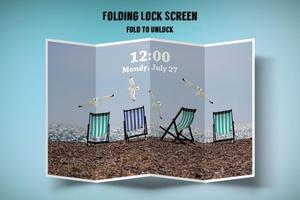 Folding Lock Screen الملصق