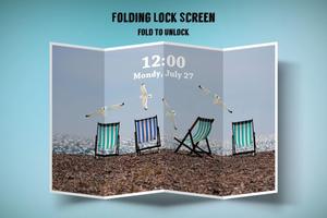 Folding Lock Screen Affiche