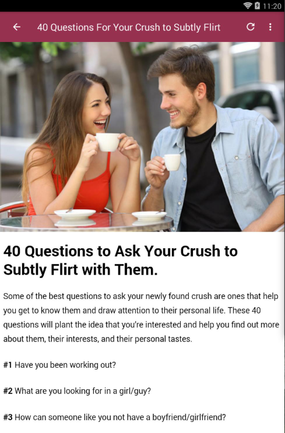 Ask crush you your can questions 120+ Extremely