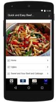Quick and Easy Beef Recipes screenshot 1