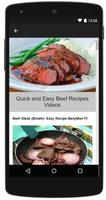 Quick and Easy Beef Recipes capture d'écran 2