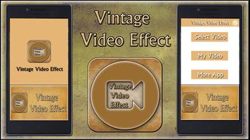 Vintage Video Effect Poster