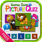 Animal Picture Quiz Game -Free icône
