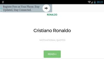 Ronaldo Motivation poster