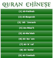 Quran Chinese Affiche