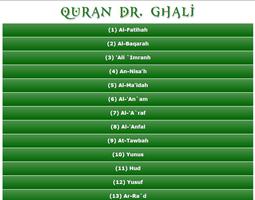 Quran Dr Ghali Cartaz