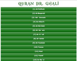 Quran Dr Ghali 海報