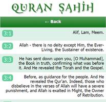 Quran Sahih capture d'écran 1