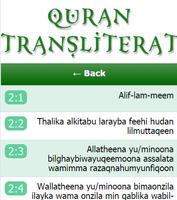 Quran Transliteration syot layar 2