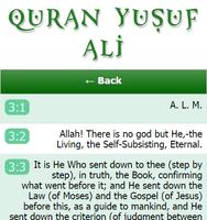 Quran Yusuf Ali imagem de tela 1