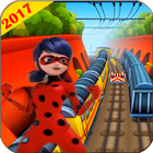 Subway Ladybug Game Run أيقونة