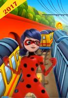 Subway Ladybug Game Run الملصق