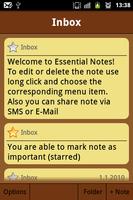 Essential Notes plakat