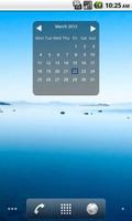 Simple Calendar Widget Free تصوير الشاشة 1
