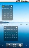 Simple Calendar Widget Free imagem de tela 2