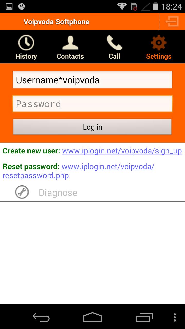 Call password