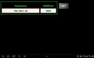برنامه‌نما HRD IP Server tester عکس از صفحه