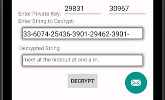 Text Message Encryptor (RSA) screenshot 2