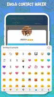 برنامه‌نما Emoji Mix Contact Maker عکس از صفحه