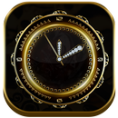 Royal Gold Clock Live Wallpaper APK