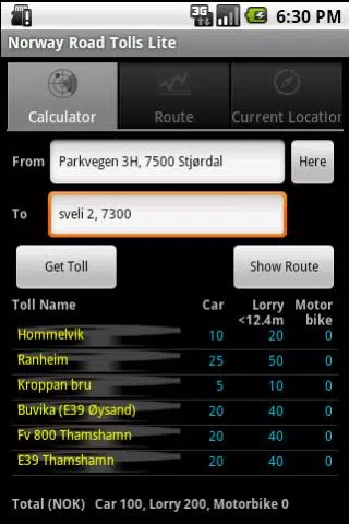 Norway Road Toll Lite APK voor Android Download