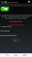 Log Call to Calendar ảnh chụp màn hình 1