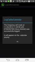 Log Call to Calendar capture d'écran 2