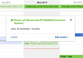 Log Call to Calendar capture d'écran 3