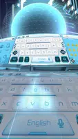 robot ai keyboard white future tech imagem de tela 1