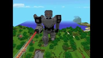 ROBOT MODS For MineCraft PE poster