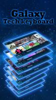 galaxy robot blue keyboard neon space stars syot layar 2