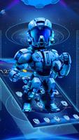 3D Robot Tech Theme capture d'écran 5