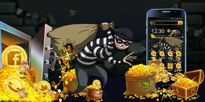 Gold Coin Thief Theme capture d'écran 3