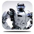 3D Robot dance Live Wallpaper ikona