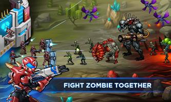 Robot Vs Zombies Game تصوير الشاشة 1