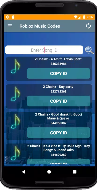 Roblox Music IDs APK (Android App) - Baixar Grátis