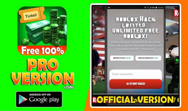 Ultimate Free Robux For Roblux Hints Dlya Android Skachat Apk - ultimate free robux for roblux hints skrinshot 2