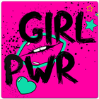 Freche Sprüche Bilder Girl Power icône