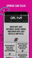 Freche Sprüche Bilder Girl Power 포스터