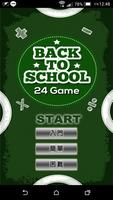 24 Game - Back to School पोस्टर