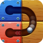 Slide ball - Rolling ball - Unblock puzzle أيقونة