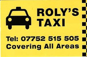 Roly's Taxi. Penrith. Affiche